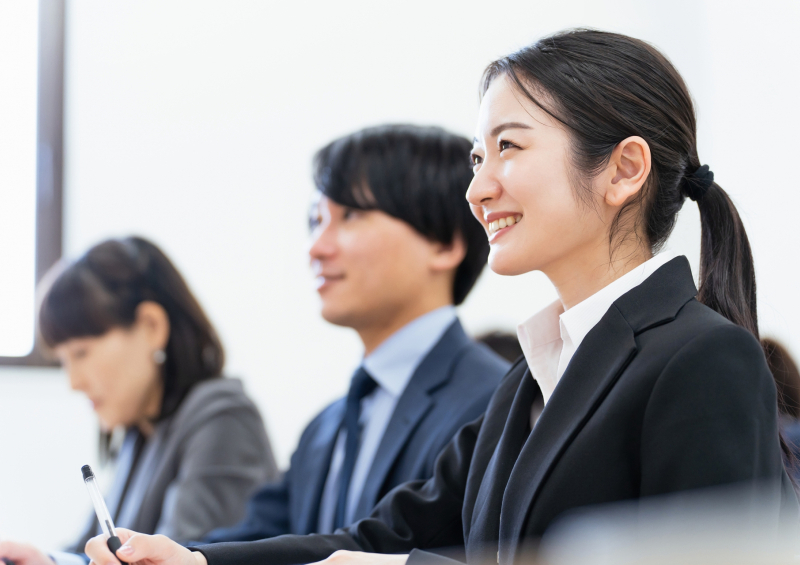 入社したての新規高卒者